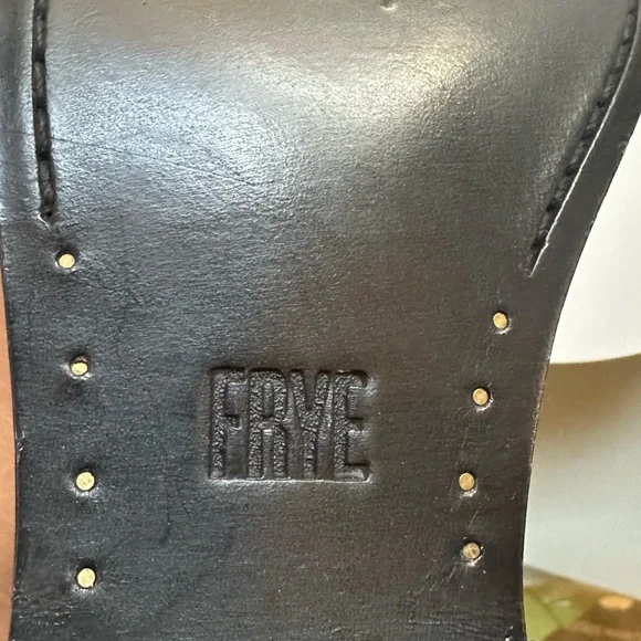 🌸FRYE🌸 Melissa Tall Black Leather Riding Boots size 6 - Picture 11 of 12